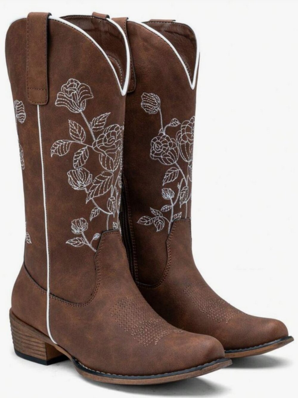Comfy Women's Embroidered Classic Cowgirl Boots-Never Been Worn! - Picture 3 of 3